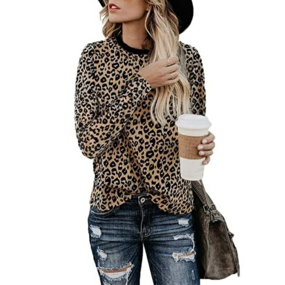 Leo Rosi Women's Eleonora Leopard Print Top